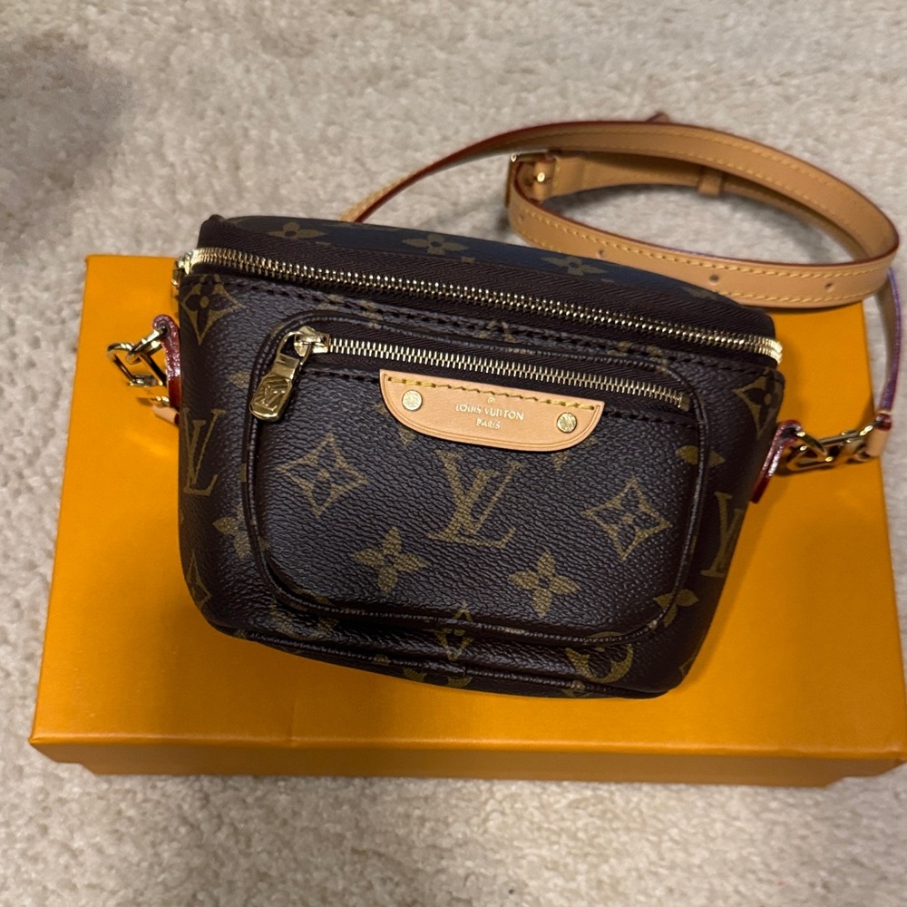 Louis Vuitton Dark Brown Monogram Crossbody Bag